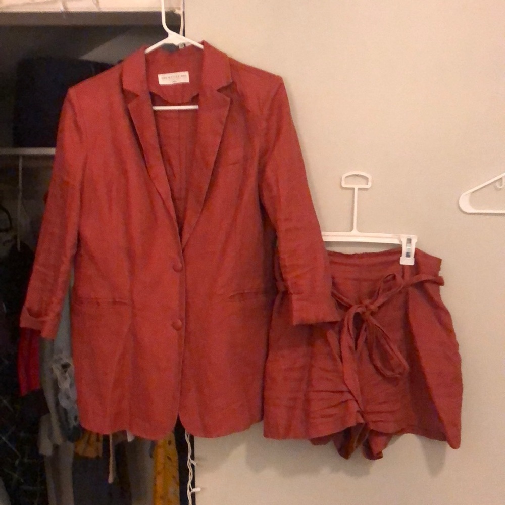 American threads dusty pink/salmon two piece